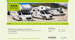 Desktop Screenshot of caravan-erkner.de